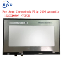 FP-ST140SN080AKF LCD Assembly For ASUS Chromebook Flip C436 14 INCH Laptop LCD Display Touch Screen Digitizer