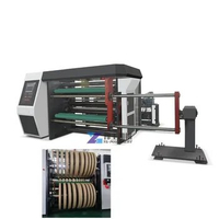 High Speed Self-adhesive PVC Protective Film Slitting Machine OP PE Thermal Tape Sticker Labels Roll Slitter Rewinder