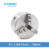 K11 130mm 3 jaw Chuck self-centering manual chuck four jaw for CNC Engraving Milling machine ,CNC Lathe Machine!