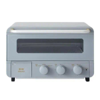 【BRUNO】BOE067多功能蒸氣烘焙烤箱 (冰河藍) (磨砂米灰)烤麵包機 烤吐司機 旋風烤箱 多功能烤箱
