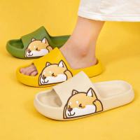 Dép Đi Trong Nhà Đám Mây Cho Nữ, Shiba Inu Akita Inu, Phim Hoạt Hình Dễ Thương Kawaii, Xăng Đan Mùa 