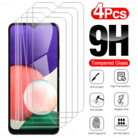 4PCS 9H Tempered Glass Case For Samsung Galaxy A22 Screen Protector For Samsung A22 A32 A42 A52 A72 A52S 5G 4G Protective Film