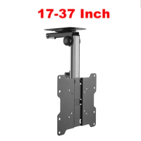 17-37 Inch RV Folding TV Hanger Car Monitor Ceiling Lift Stand Kitchen Dining Caravan Motorhome TV Holder RV Parts Accessories