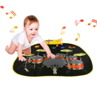 Baby Music Keyboard Touch Play Musical Jazz Drums Instrument Mat Carpet Toy Educational Toys for Kids Musical Toys Gift