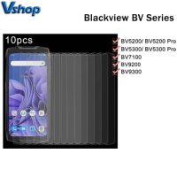 10pcs Blackview BV9300 BV9200 BV7100 BV5300 Pro BV5200 Pro Glass Screen Protector Cover 0.26mm Mobile Phone Tempered Glass Film