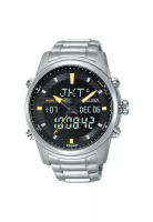 Alba Jam Tangan Pria Alba Original Garansi Resmi AZ4049 AZ4049X1 Strap Stainless Steel Silver Digita