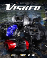Shikari - Reel Baitcasting Visker 200 - Reel Pancing 200 BLACK