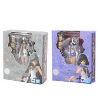 Bandai genuine doll model Sailor Moon Sailor Saturn Meiou Setsuna Anime Characters Collection Special Edition Children's Toys