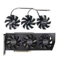 75MM 12V RTX 3060 GPU Cooler FAN For ZOTAC GeForce RTX 3060 RTX3060Ti-8GD6 GE HA X3Graphics Video Card Fans