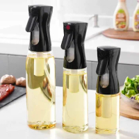 Kitchen Tool 200/300/500ML Oil Spray Bottle Cooking Olive Oil Dispenser Camping BBQ Baking Vinegar Soy Sauce Sprayer Containers
