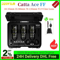 DZOFilm Catta Ace FF 18-35mm 35-80mm 70-135mm T2.9 Cine 3-Lens Bundle (PL/EF, Black)