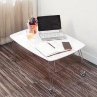【BuyJM】免組裝貓腳造型亮面折疊和室桌70x50公分(茶几桌/折疊桌/矮桌/床上桌)