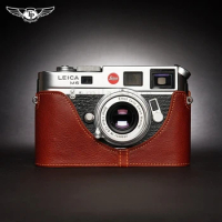 Genuine Leather Camera Case Handmade Half Body Bag Bottom Cover For Leica M6 M4 M3 M2 M1 MP MA Digital Camera box Cowhide