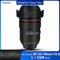 Lens Skins For Canon EF24-70 F2.8 II Lens Decal Skin Wrap Cover for Canon EF 24-70mm f/2.8L II USM Lens Sticker 2470 Cover Film
