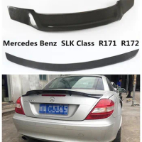 Carbon Fiber Spoiler For Mercedes Benz SLK Class R171 R172 SLK200 SLK250 SLK300 SLK350 SLK55 High Quality Rear Wing Spoilers