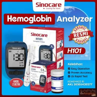 Sinocare H101 Hemoglobin Analyzer Alat Cek Tes Anemia H101 HB Monitoring System Set Alat Saja