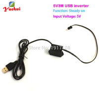 DC5V USB Port EL wire inverter powered by Computer or Mobile battery for driving 1-3m EL wire or EL strip For Party Decoration