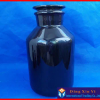 5000ml Wide mouth reagent bottle,5000ml Amber Laboratory Bottle with ground-in glass stopper