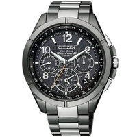 CITIZEN 星辰錶 GPS 系列 衛星鈦金計時腕錶(CC9075-52E)-43mm-黑面鈦帶【刷卡回饋 分期0利率】
