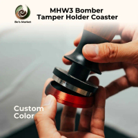 MHW3 Bomber Tamper Coaster Holder Stand 54mm, Bisa Custom Size