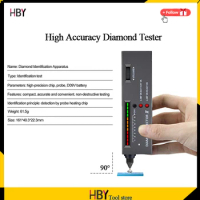 Professional High Accuracy Diamond Tester Gemstone Selector Drill Pen Diamond Appraiser Metal Durometer Jewelry Test Tool