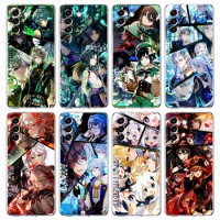 Genshin impact ayato wanderer Phone Case For Samsung Galaxy S24 S23 S22 S20 Ultra S21 FE 5G S10 S9 Plus S10E S8 Soft Clear Cover