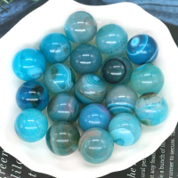 16mm Mini Natural Stone Crystal Round Ball Beads Reiki Healing Quartz Amethyst Agate Mineral Specimen Globe Chakra Wholesale