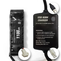 【Thunder Tiger 雷虎】1100mAh簡易型鎳氫充電電池組 小田宮接頭(遙控車 電池)