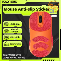Red TALONGAMES Mouse Grip Tape For VAXEE NP-01 / NP-01S Mouse,Palm Sweat Absorption, All Inclusive Wave Patter Anti-Slip Tape