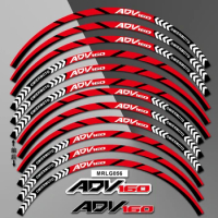 Motorcycle Sticker Wheel Rim Decals Stripe Tape Hub Accessories Waterproof For HONDA ADV 160 ADV160