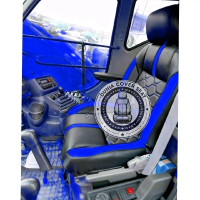 Cover sarung jok excavator Kobelco motif terbaru/Komatsu/Hitachi/Sany/Volvo/Dll/Sarung jok excavator