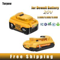 for Dewalt 20V 9000mAh Battery for Dewalt DCB200 21700 Rechargeable Battery Li-ion Batteries for Dewalt DCB200 DCB115 DCB101
