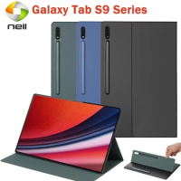 Magnetic Case For Samsung Galaxy Tab S9 Plus 2023 X810 Stand Cover Auto Sleep Wake For Tab S9 11"S7 FE S8+ 5G With Pencil Holder