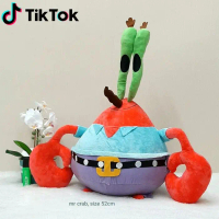 BONEKA_[Limited Stok] Boneka mr crab size 52cm/boneka animal/boneka kepiting sponge bob