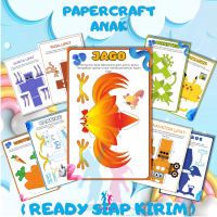 Mainan Edukasi Belajar Lipat Kertas 3D Papercraft - Toys mainan edukasi anak