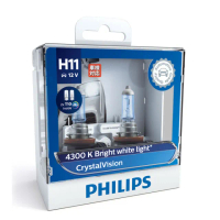 【PHILIPS飛利浦】車燈 水晶之光CrystalVision(H11公司貨)