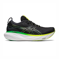 Asics GEL-Nimbus 25 [1011B547-003] 男 慢跑鞋 運動 路跑 緩震 包覆 舒適 黑綠