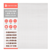 防霾淨化空氣紗窗網55目 600x115cm 【Original Life沅瑢】過濾PM2.5/空汙/除臭/透氣/抑菌/防塵/可水洗 MIT 可用於窗戶/紗窗門/窗紗/窗簾