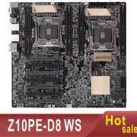 Z10PE-D8 WS Motherboard 512GB M.2 USB2.0 Support Xeon E5-2600 V3 CPU LGA 2011-3 DDR4 C612 Mainboard 100% Tested Fully Work