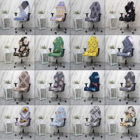 Gaming Chair Covers Stretch Printed Computer Chair Slipcovers Spandex Rotating Office Chair Covers Race Game Chair Protector