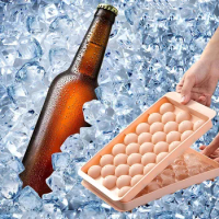 Ice Boll Hockey PP Mold Frozen Whiskey Ball Popsicle Ice Tray Lollipop Making Gifts Kitchen Tools Accessories Ice Box