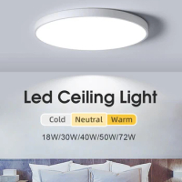 Ultra Thin Led Ceiling Lamp 18/30/40/50W Modern Panel Ceiling Lights For Living Room Bedroom Kitchen Indoor Home Decor Lighting