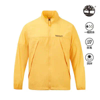 【Timberland】男款亮黃色抗UV防風外套|A41R5EG4-XL
