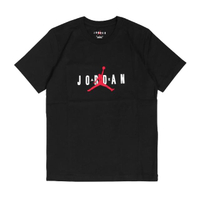 【NIKE 耐吉】短袖上衣 Jordan Air Stretch Tee 男款 黑 喬丹 休閒 短T 印花(DM1463-010)