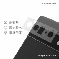 【RhinoShield 犀牛盾】Google Pixel 6/6 Pro 耐衝擊鏡頭座貼-兩片/組(獨家耐衝擊材料 原廠出貨)