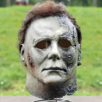 Halloween Michael Myers Mask Cosplay Realistic Horror Bloody Demon Creepy Killers Latex Mask Costume Carnival Party Mask