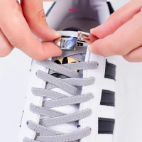 1Pair Elastic Magnetic shoelaces Quick No Tie Shoe Laces Kids Adult Unisex Locking Shoelace Flats Sneaker Shoe Laces Strings