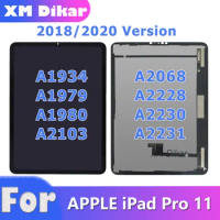 New 11'' LCD For iPad Pro 11 LCD A1980 A1934 A1979 A2068 A2230 A2228 LCD Display Touch Screen Digitizer Assembly Replacement