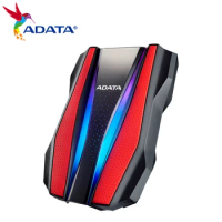 ADATA HD770G Hard Drive IP68 HDD External Solid State Disk 1TB 2TB Red Black USB 3.2 Gen1 (USB 5Gbps) Disk for Desktop Laptop PC