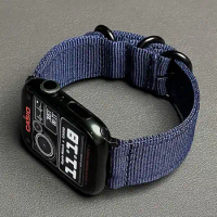 Strap For Apple watch band 44mm 40mm 45mm 41mm 42mm 38mm 49mm Sports Nylon bracelet watch strap iwatch series 7 6 5 4 3 2 1 SE 8